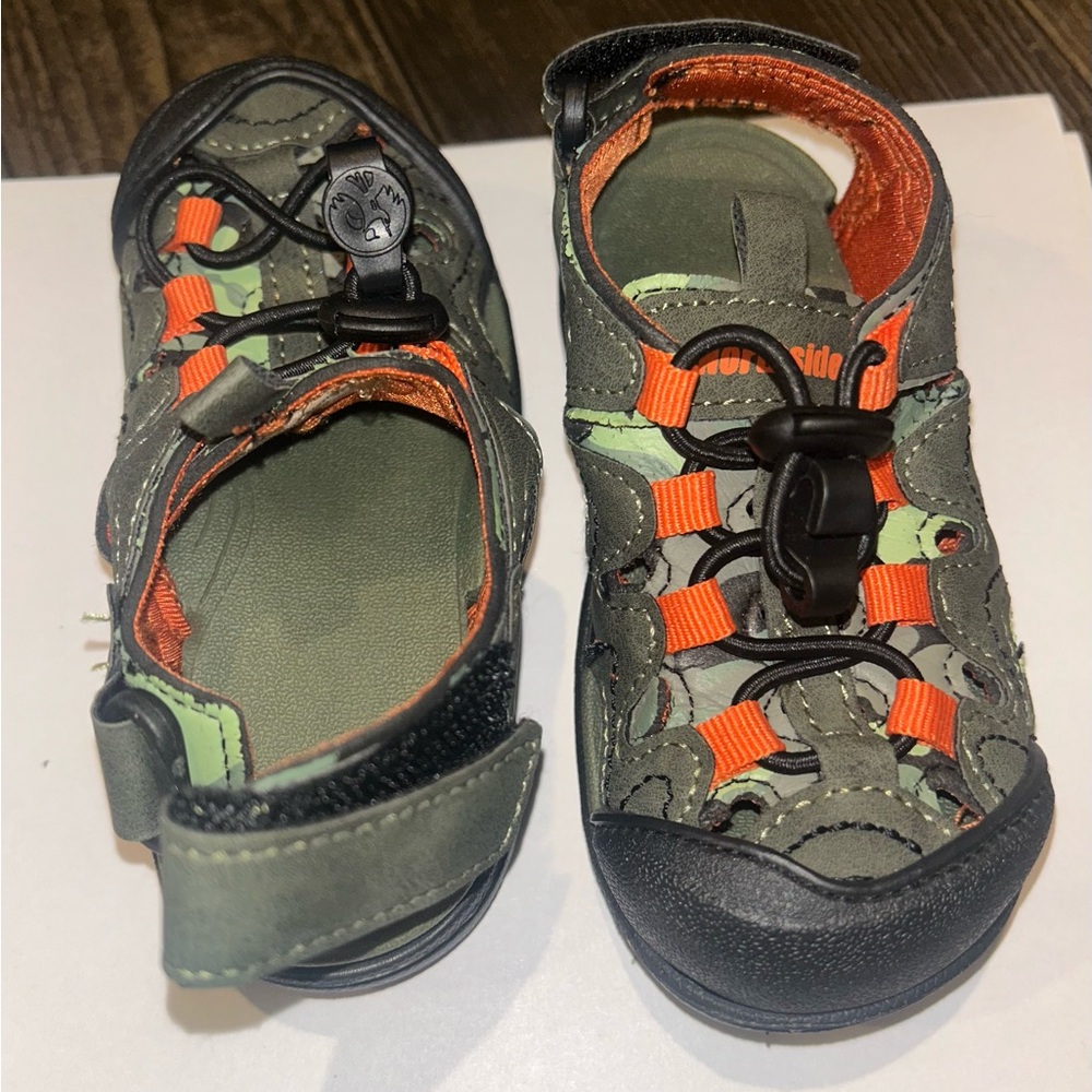 Northside Kids Olive Green and Orange Outdoor Sandals - Picture 3 of 3